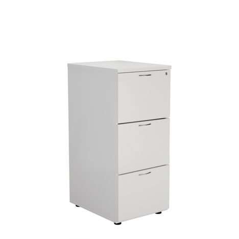 2, 3, 4 Drawer Filing Cabinet - 3 Drawer - White