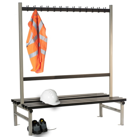 Cloakroom Units - 1500mm - Double Sided - 26 Hooks