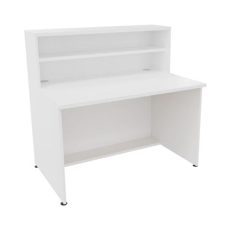 Reception Units - Base + Hood Unit - W1200 x D800 x H726mm - White
