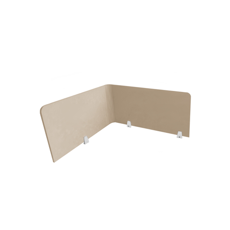 EcoFlex Desk Screen & Modesty Panels - 1000 - Wheat