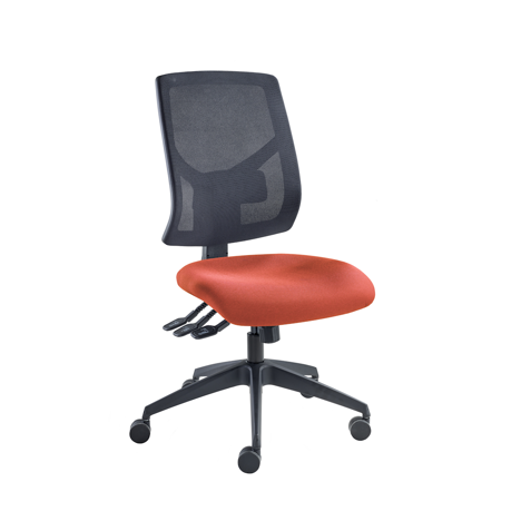 Vision High Back Mesh Chair - No Arms - Olympic