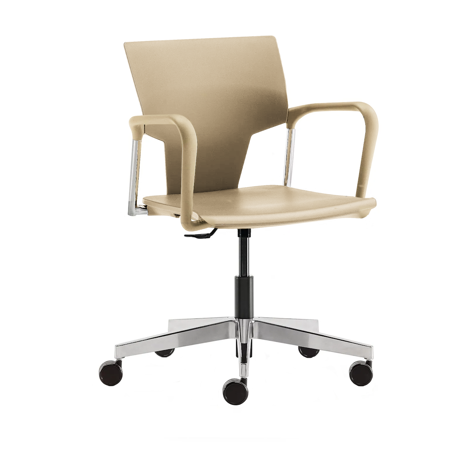 IKON Meeting and Boardroom Chair - With Arms - Swivel Base - Sand