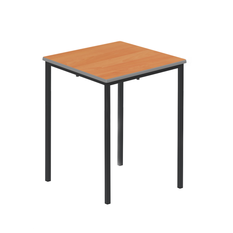 Titan Square Classroom Tables - 600 x 760mm - Beech