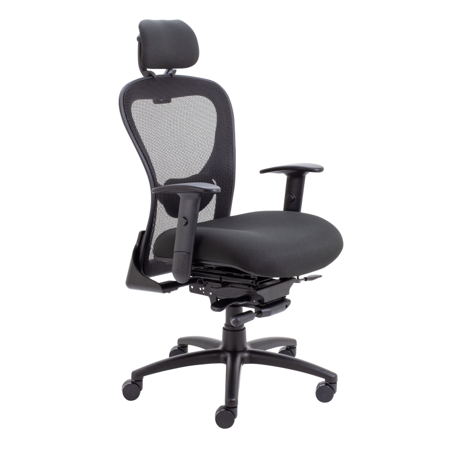 Strata High Back Chair with Seat Slide