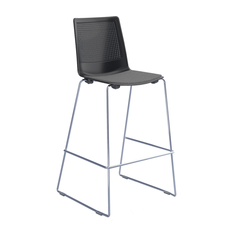 Harmony Multi-Purpose Stool with Seat Pad - Black
