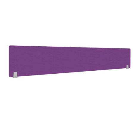 EcoEdge Desk Screen & Modesty Panels - 1600 - Purple
