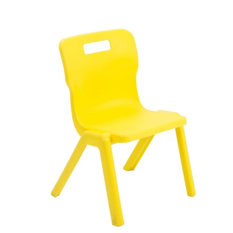 Titan One Piece Chair - Size 3 - Yellow