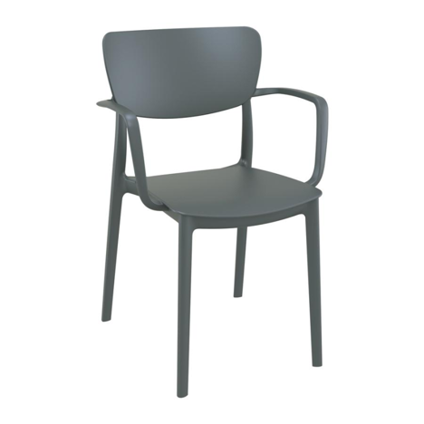LISA Arm Chair - Grey
