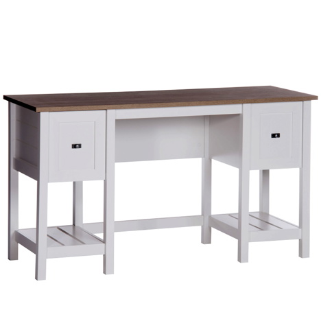 Shaker Style Desk Soft White