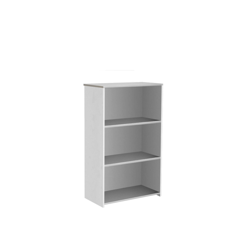 Bookcase (Solid Back Panels) - 1200 - Grey