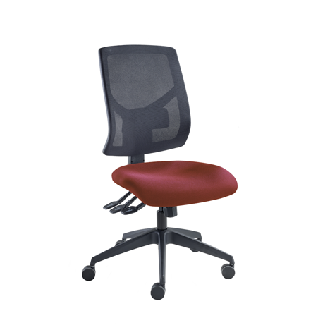 Vision High Back Mesh Chair - No Arms - Calypso