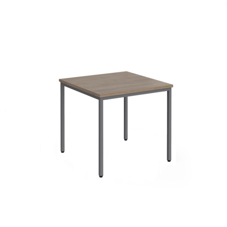Flexi 25 Rectangular Table - 800mm - Graphite - Grey Oak