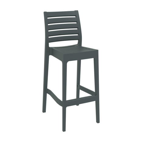 Ares 75 Bar Stool - Dark Grey