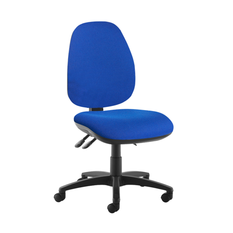 Jota XL Fabric Back Operator Chair - No Arms - Blue