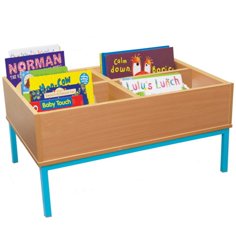 Book Storage - Four Bay Kinderbox with Legs