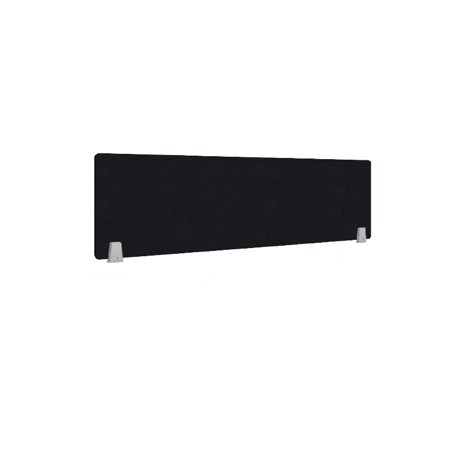 EcoEdge Desk Screen & Modesty Panels - 1000 - Black