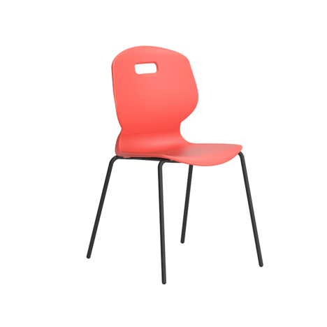 Arc 4 Leg Chair - Size 6 - Coral
