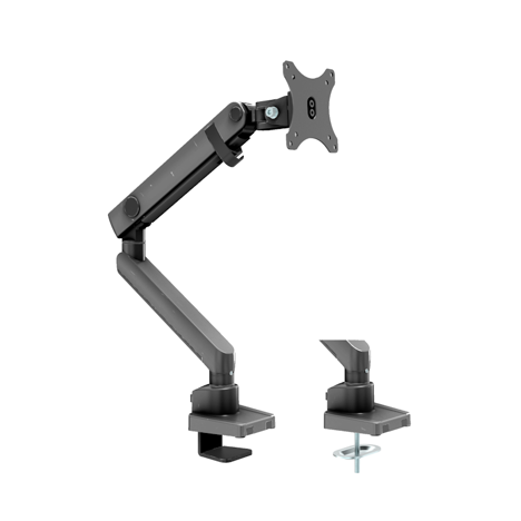 Sigma Spring Assisted Monitor Arm - Single - Black