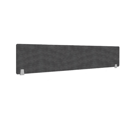 EcoEdge Desk Screen & Modesty Panels - 1200 - Slate