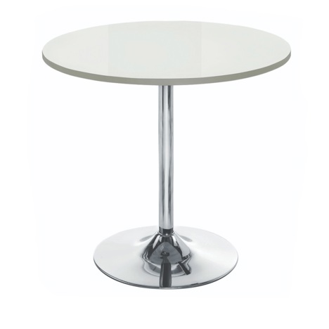 Ellipse Trumpet Table - White