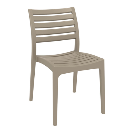 Ares Side Chair -  Taupe
