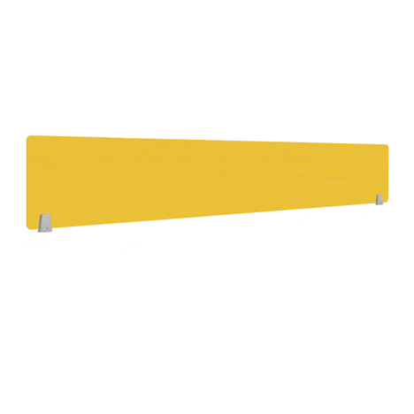 EcoEdge Desk Screen & Modesty Panels - 1600 - Yellow