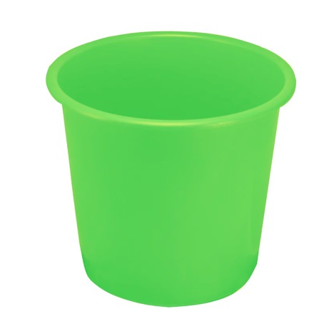 Plastic Waste Paper Bins - Green 