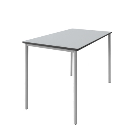 Grade Rectangle Table - Grey Top - Grey Frame