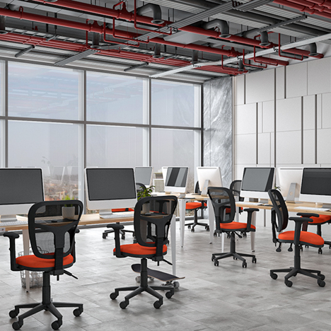 Mesh Back Operator Chair