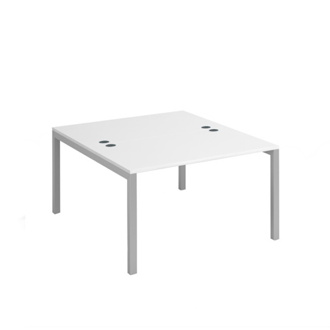 Connex Starter Units Back to Back - 1200 - Silver Frame - White