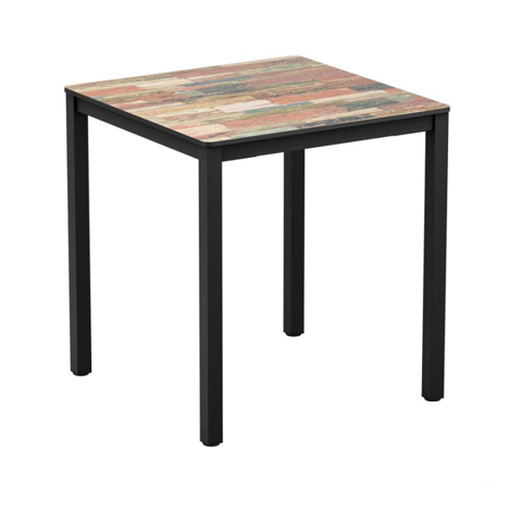 Extrema 4 Leg Dining Table - 790 x 790 - Reclaimed Beach Hut