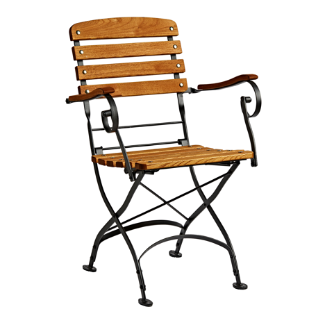 Arch Folding Side Chair - With Arms