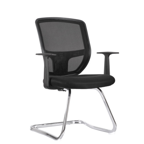 Chrome Cantilever Mesh Back Visitor Chair