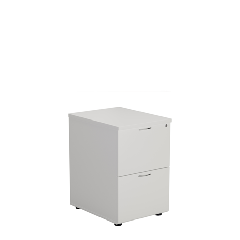 2, 3, 4 Drawer Filing Cabinet - 2 Drawer - White